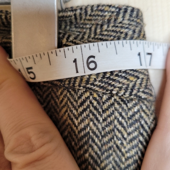 Vintage Brown Wool Maxi Skirt - Picture 9 of 14